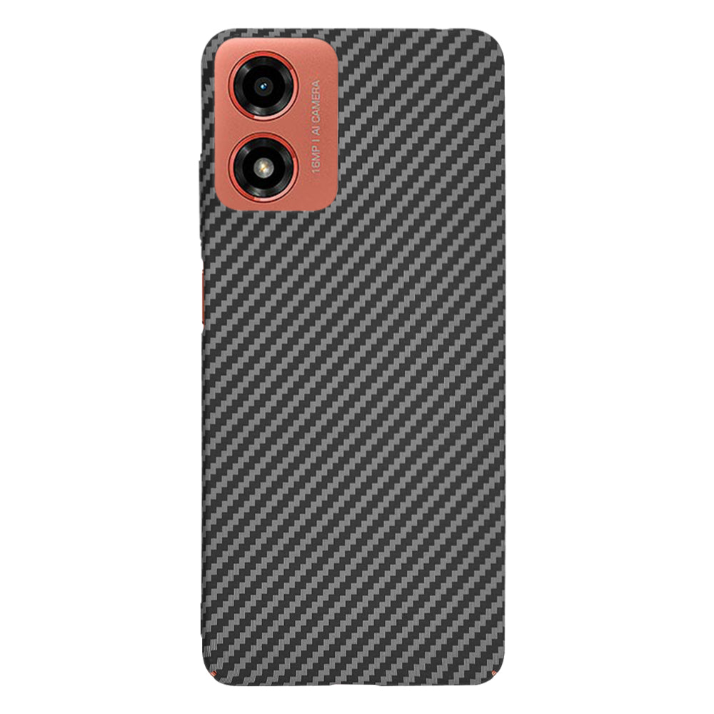 Capa para Motorola Moto G04s / E14 / G04 / G24, Techsuit, Carbonite FiberShell, Preta