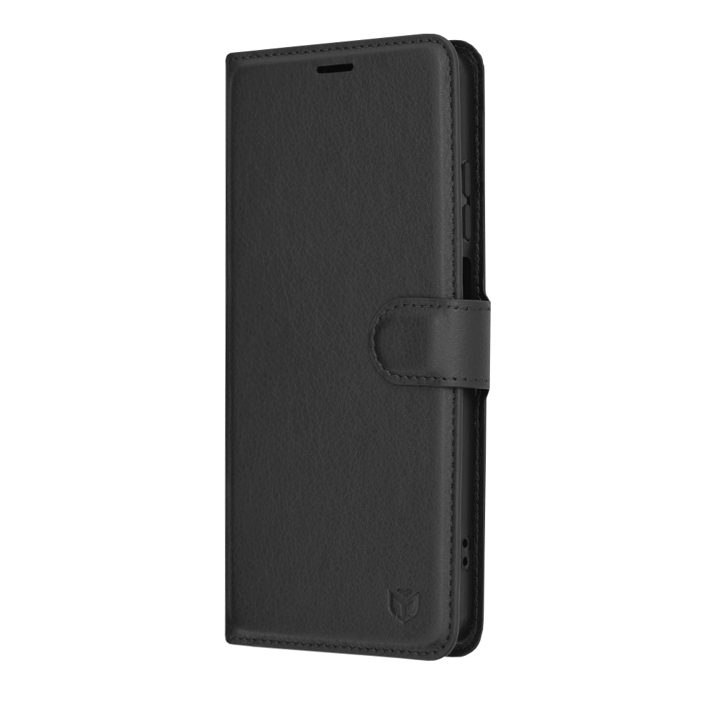 Capa para Motorola Moto G04s / E14 / G04 / G24, Techsuit, Leather Folio, Preta
