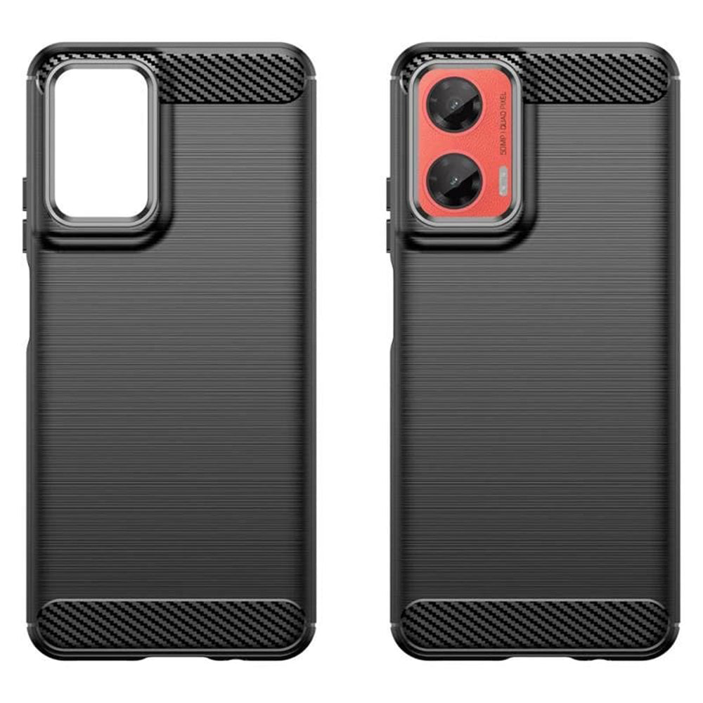 Capa para Motorola Moto G06 Power / G06, Techsuit, Carbono, Preta