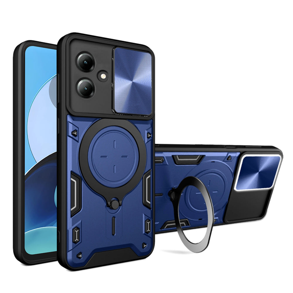 Capa para Motorola Moto G14, Techsuit, CamGuard Pro, Azul