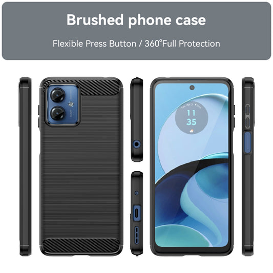 Capa para Motorola Moto G14, Techsuit, Carbono, Preta