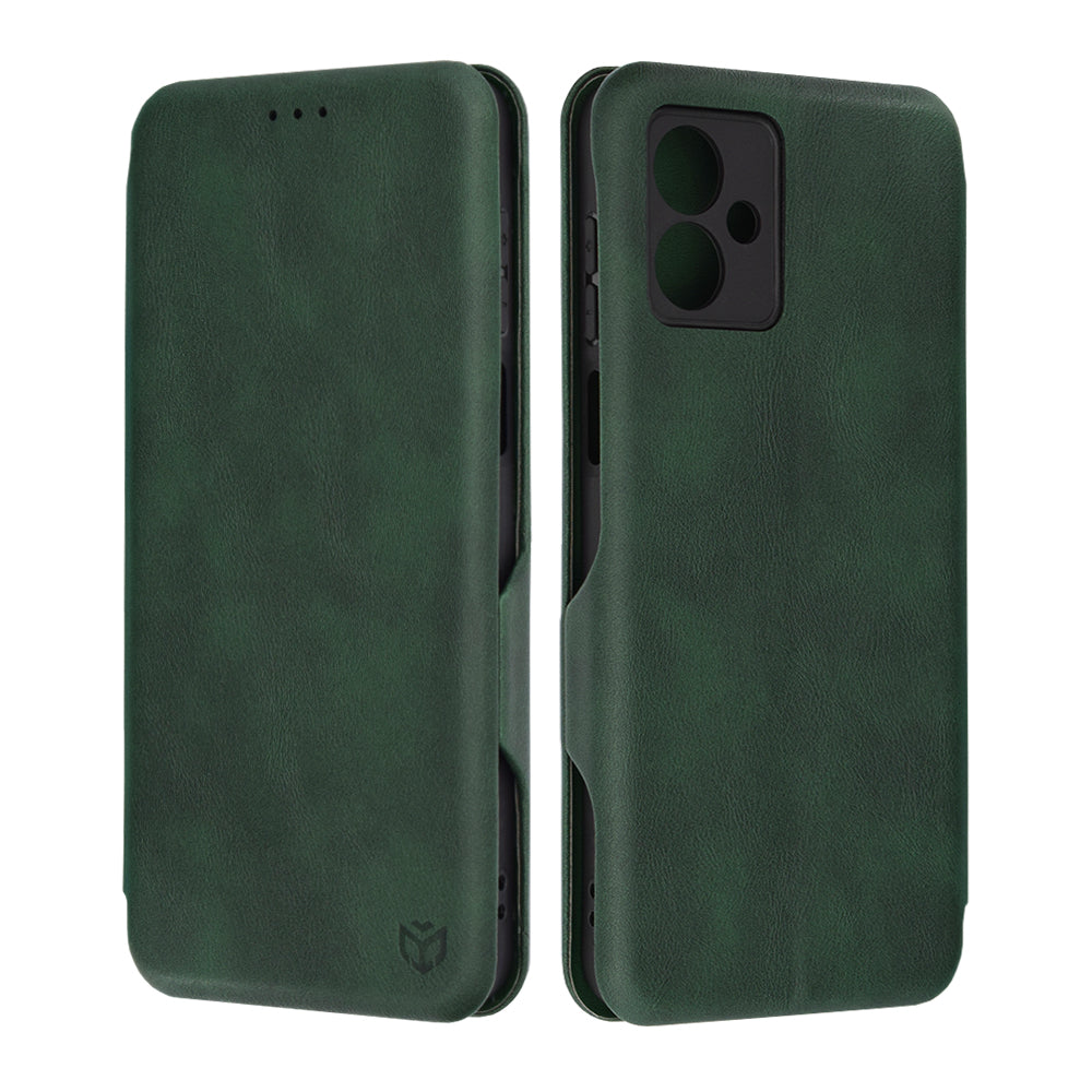Capa para Motorola Moto G14, Techsuit, Safe Wallet Plus, Verde