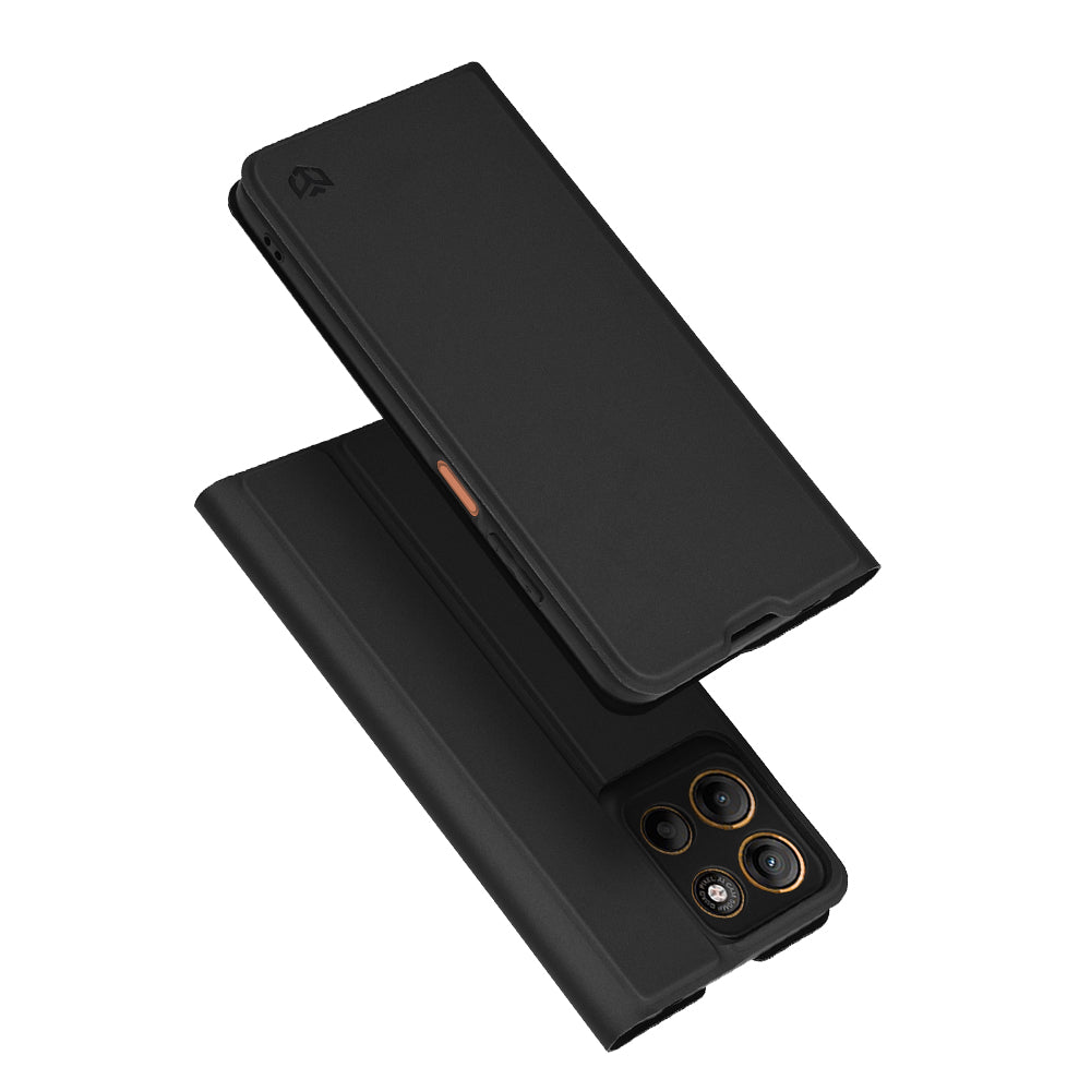 Capa para Motorola Moto G15 / G15 Power, Techsuit, Magskin Book, Preta