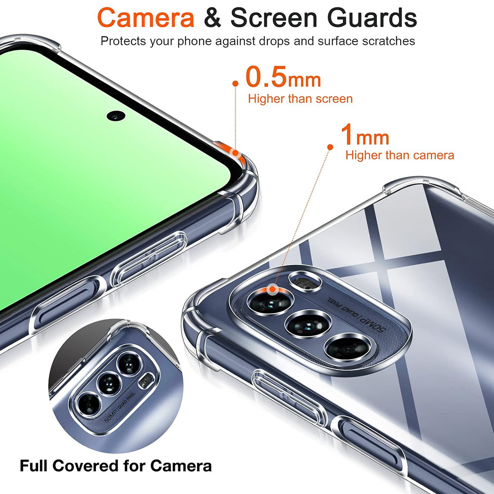 Capa para Motorola Moto G31 / G41, Techsuit, Shockproof Clear, Transparente