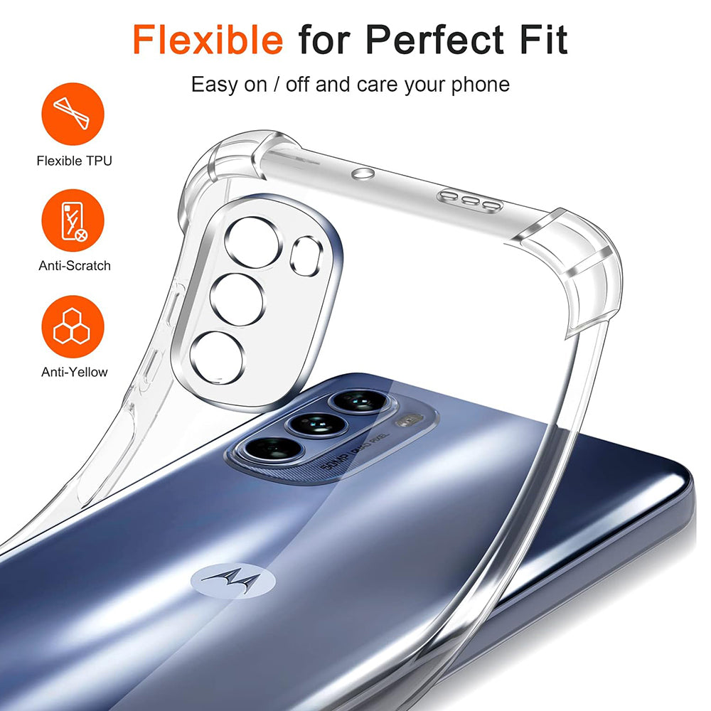 Capa para Motorola Moto G31 / G41, Techsuit, Shockproof Clear, Transparente