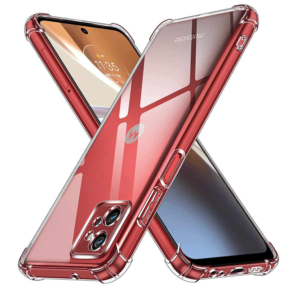 Capa para Motorola Moto G32, Techsuit, Shockproof Clear, Transparente