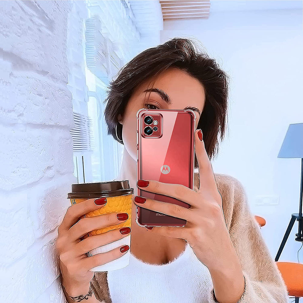 Capa para Motorola Moto G32, Techsuit, Shockproof Clear, Transparente