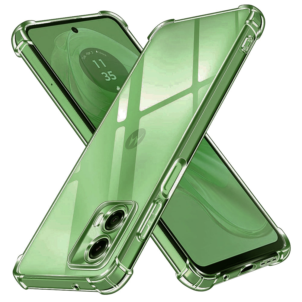 Capa para Motorola Moto G35, Techsuit, Shockproof Clear, Transparente