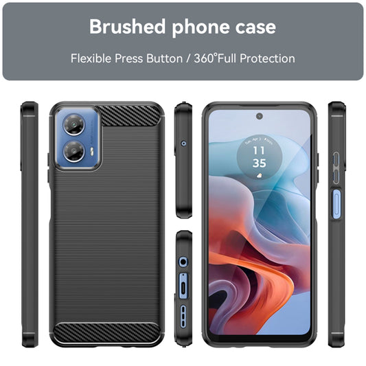 Capa para Motorola Moto G45 / G34, Techsuit, Carbono, Preta