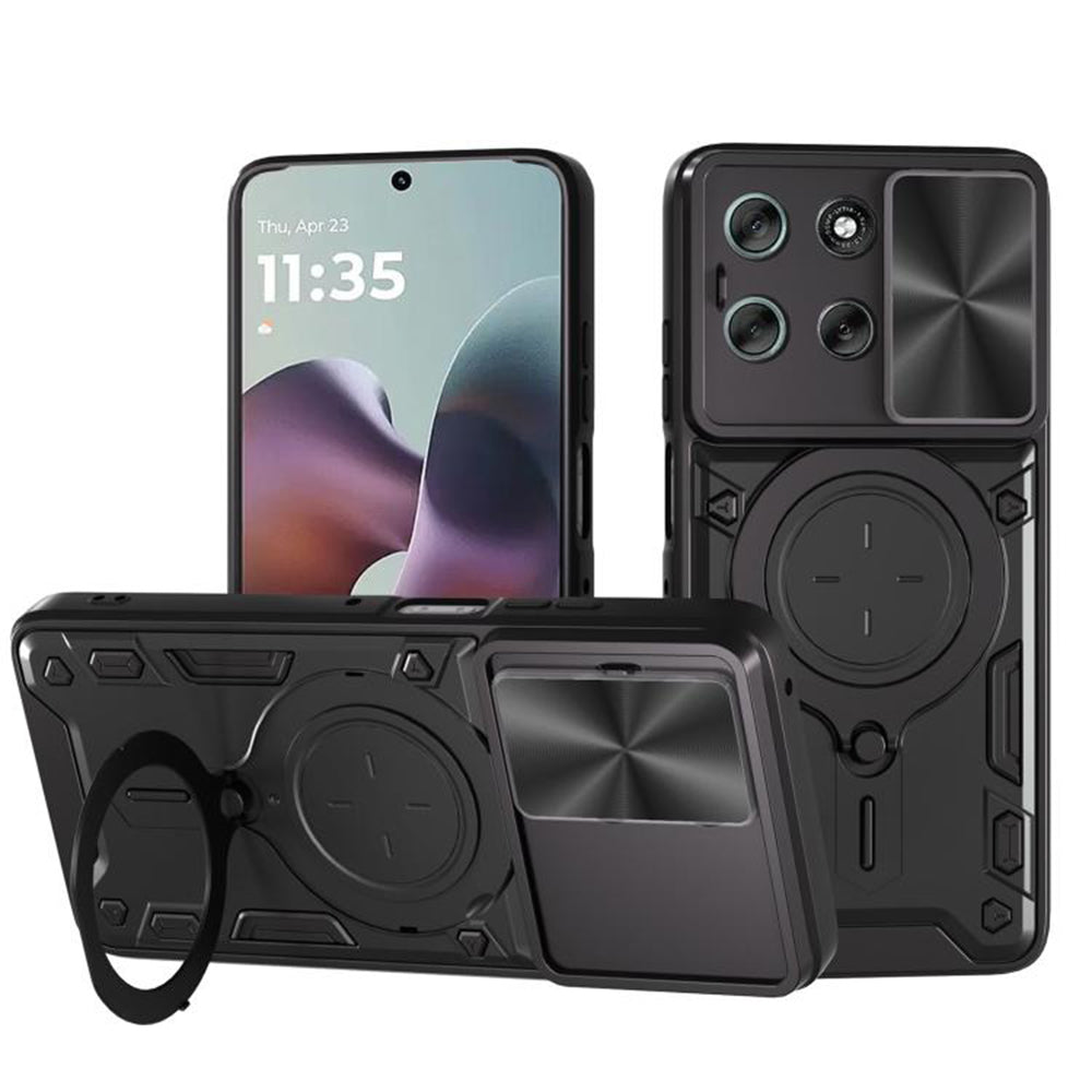 Capa para Motorola Moto G56, Techsuit, CamGuard Pro, Preta
