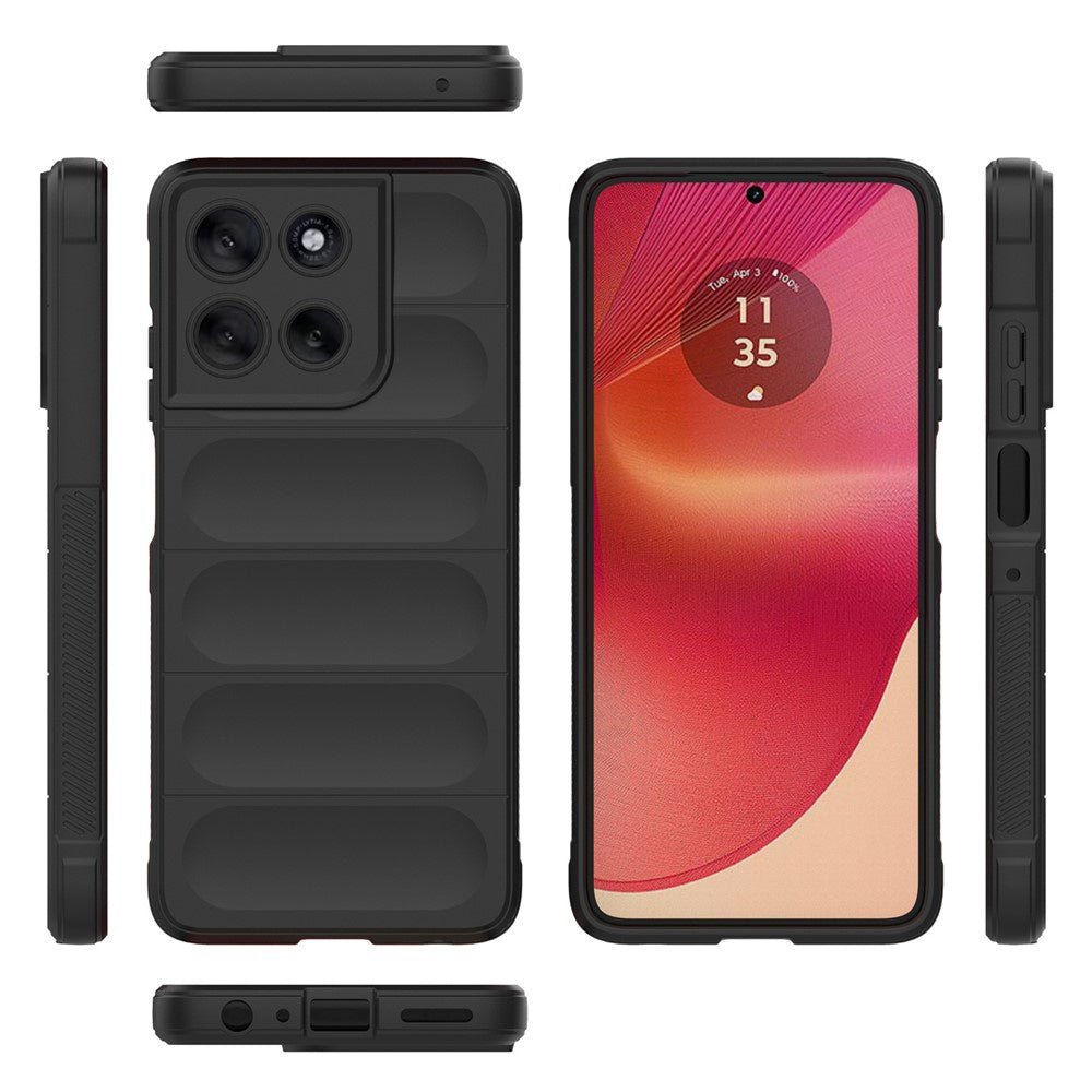 Capa para Motorola Moto G56, Techsuit, Magic Shield, Preta