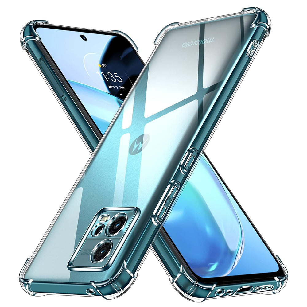 Capa para Motorola Moto G72, Techsuit, Shockproof Clear, Transparente