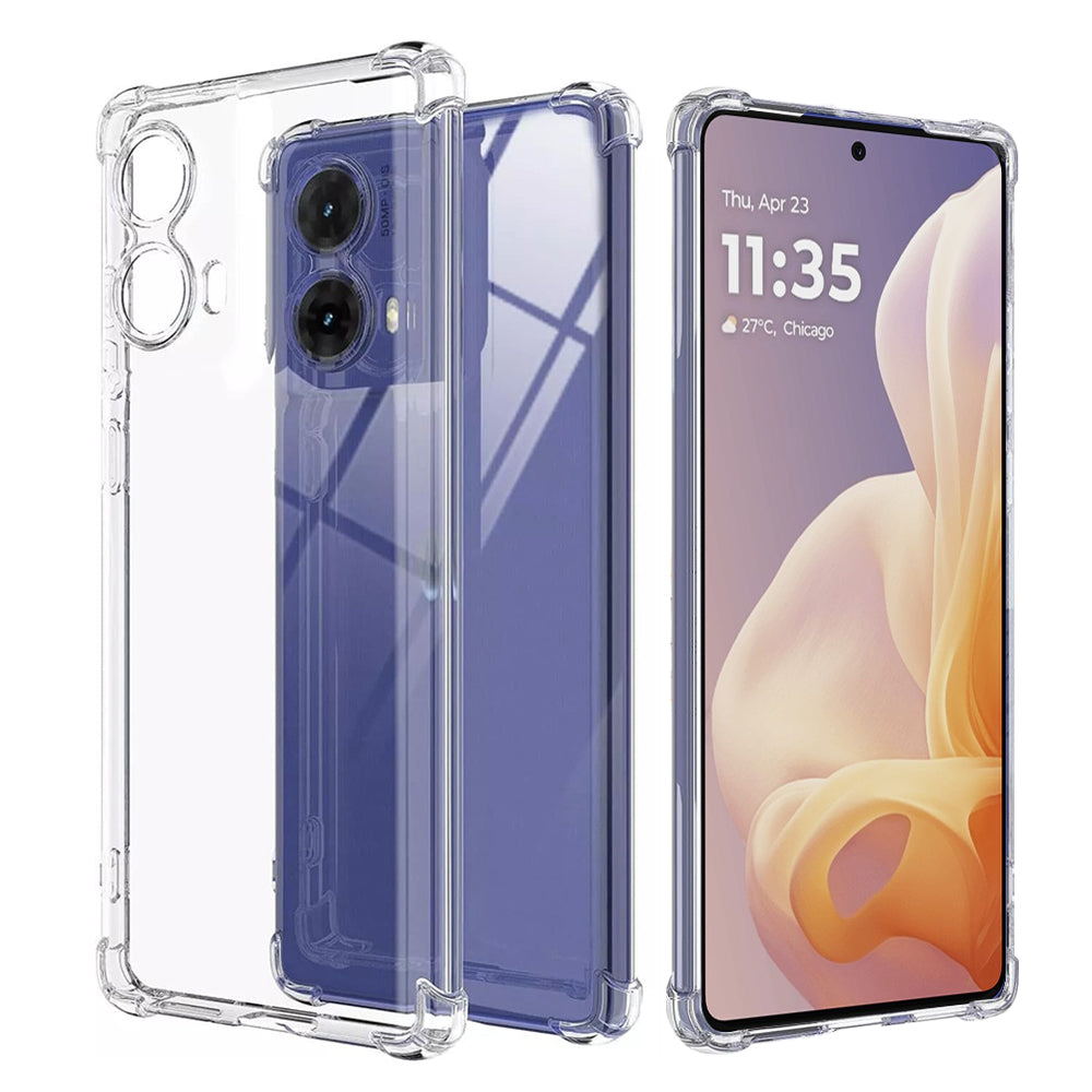 Capa para Motorola Moto G85, Techsuit, Shockproof Clear, Transparente