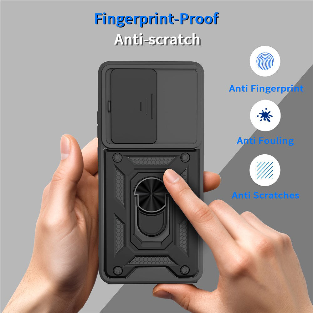 Capa para Motorola Moto G86 Power, Techsuit, CamShield, Preta