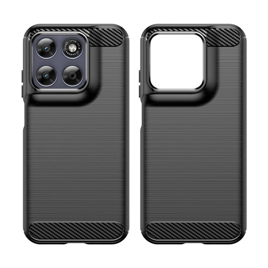 Capa para Motorola Moto G87, Techsuit, Carbono, Preta