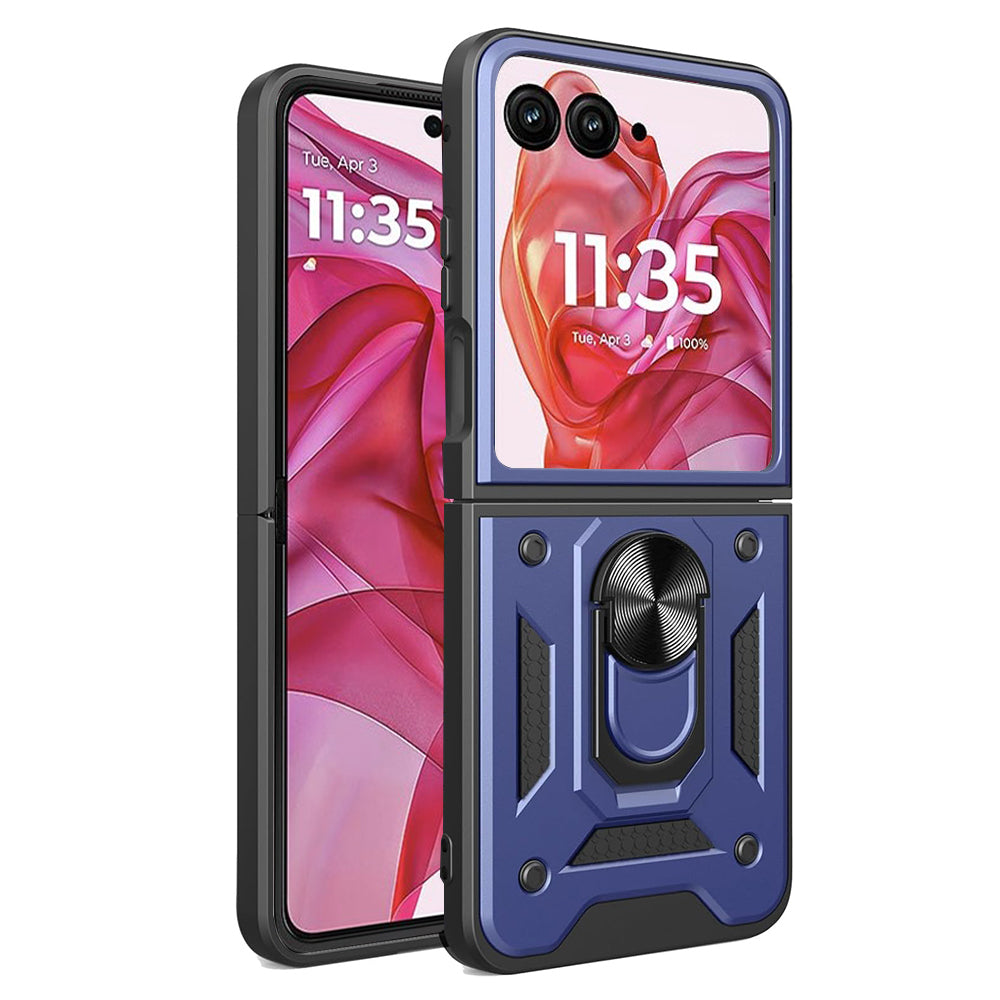 Capa para Motorola Razr 50 Ultra, Techsuit, CamShield, Azul