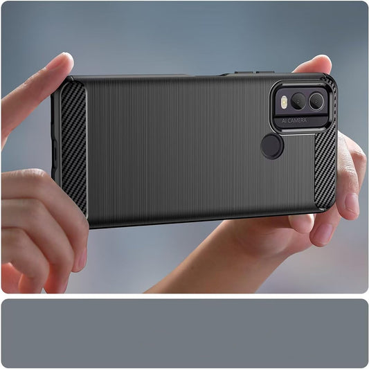 Capa para Nokia C22, Techsuit, Carbono, Preta
