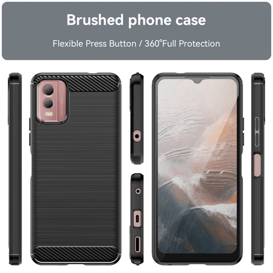 Capa para Nokia C32, Techsuit, Carbono, Preta