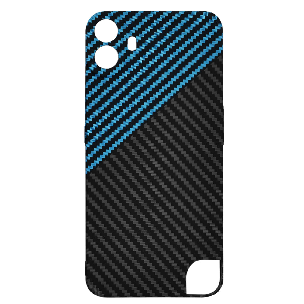 Capa para Nothing CMF Phone 1, Techsuit, Carbonite FiberShell, Preto Azul