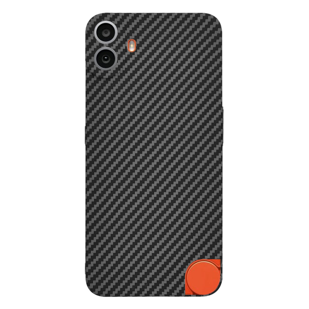 Capa para Nothing CMF Phone 1, Techsuit, Carbonite FiberShell, Preta