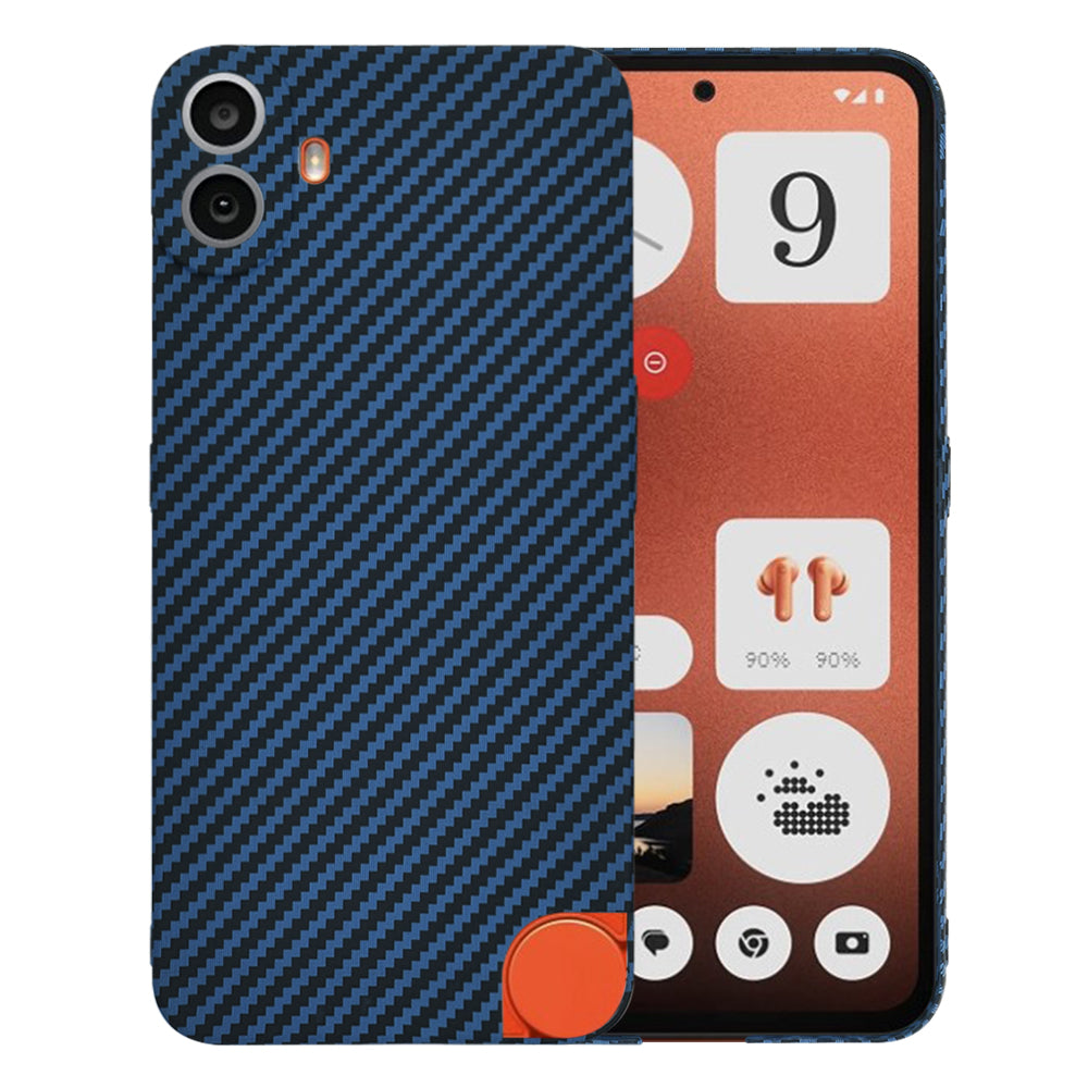 Capa para Nothing CMF Phone 1, Techsuit, Carbonite FiberShell, Turquesa