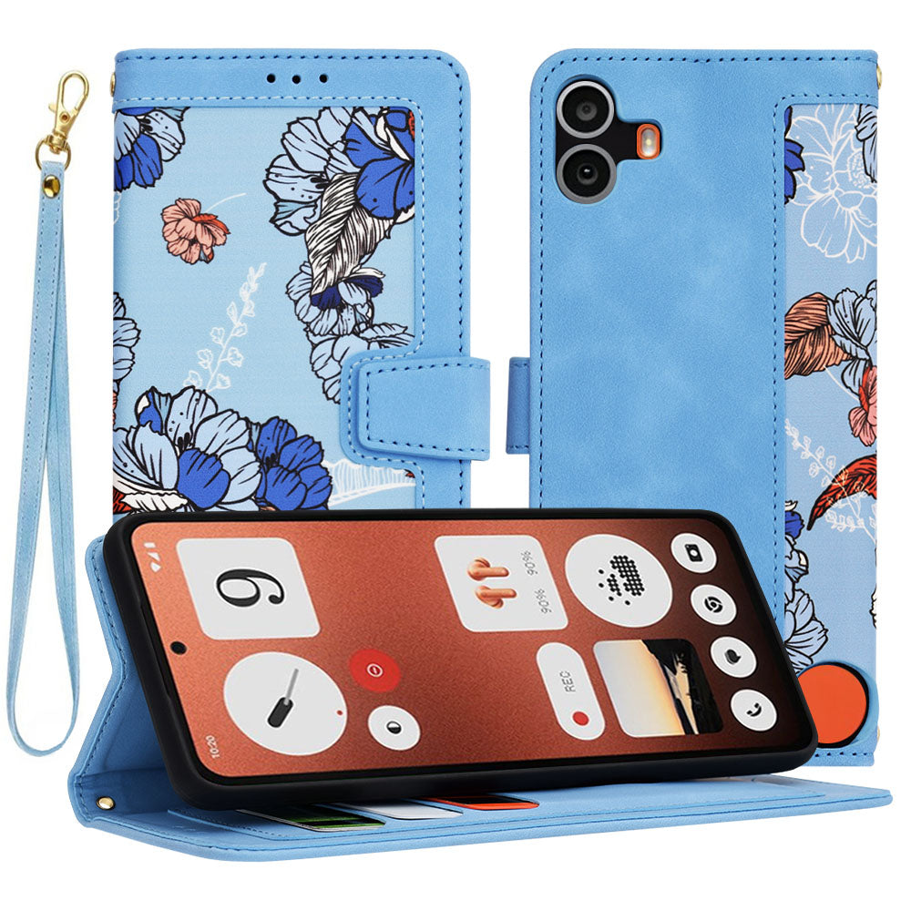 Capa para Nothing CMF Phone 1, Techsuit, FlipCraft, Azul