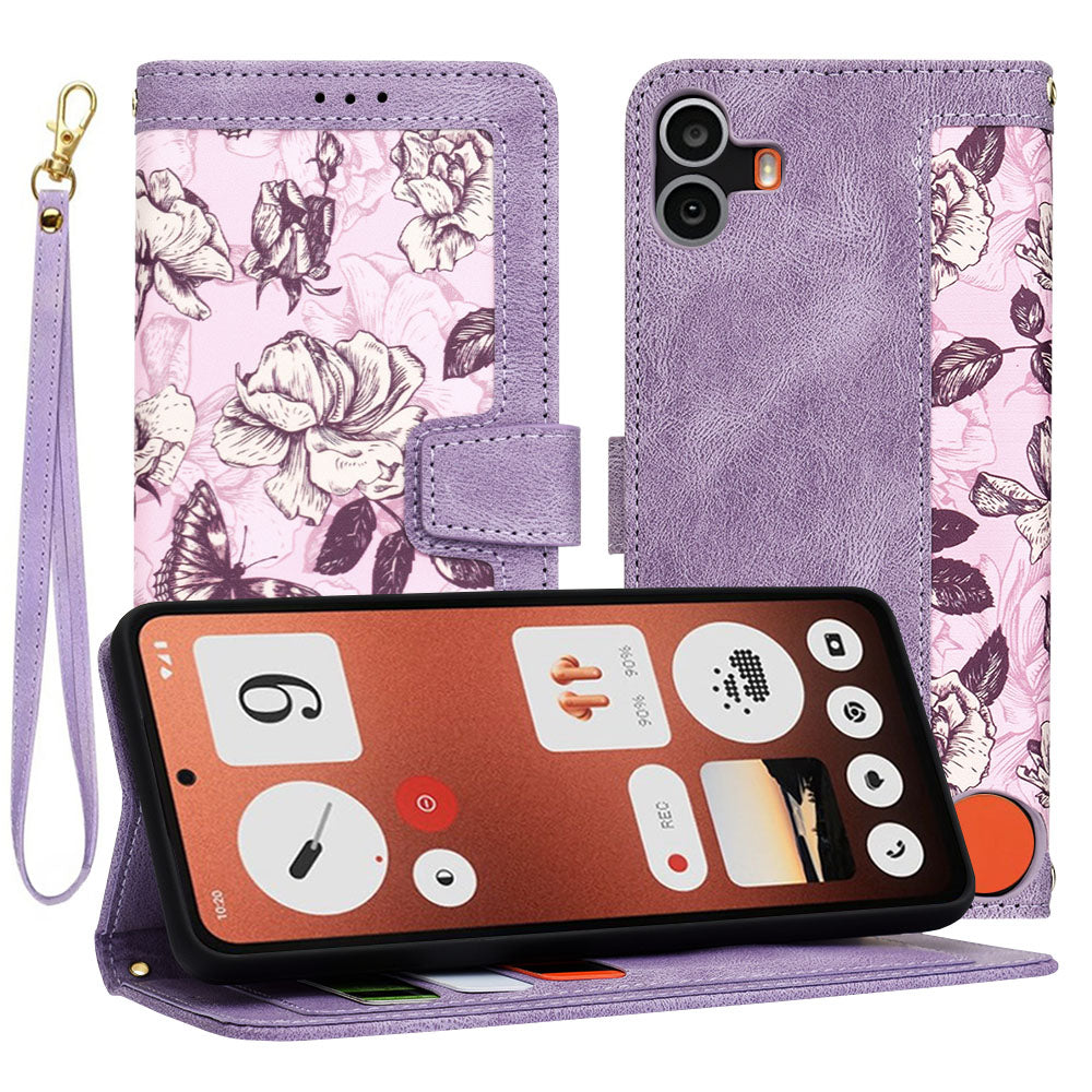 Capa para Nothing CMF Phone 1, Techsuit, FlipCraft, Roxo