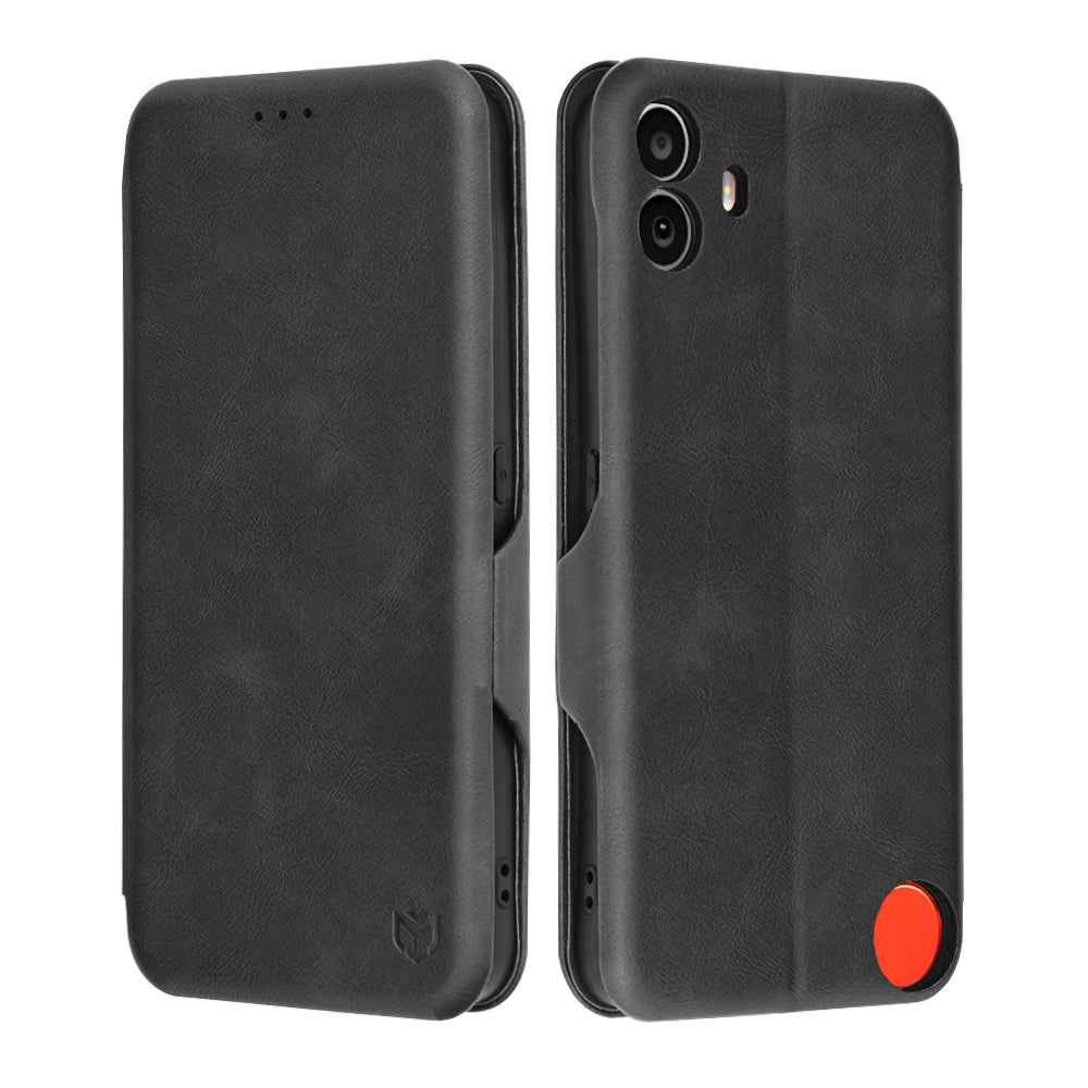 Capa para Nothing CMF Phone 1, Techsuit, Safe Wallet Plus, Preta