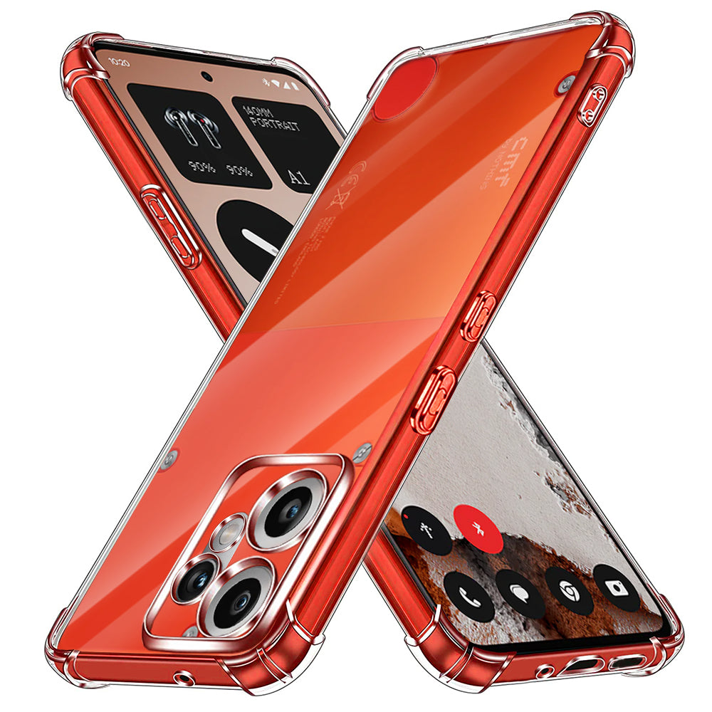 Capa para Nothing CMF Phone 2 Pro, Techsuit, Transparente à Prova de Choques, Transparente