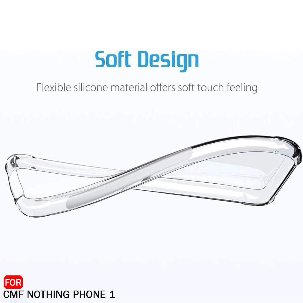 Capa para Nothing CMF Phone 2 Pro, Techsuit, Transparente à Prova de Choques, Transparente