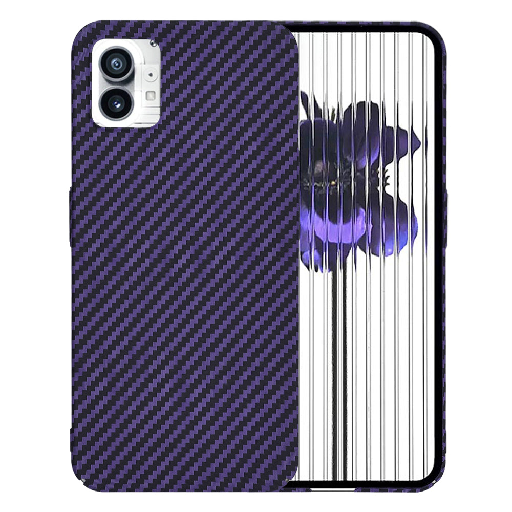 Capa para Nothing Phone (1), Techsuit, Carbonite FiberShell, Roxo