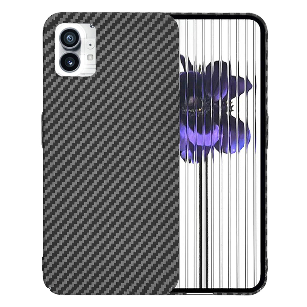 Capa para Nothing Phone (1), Techsuit, Carbonite FiberShell, Preta
