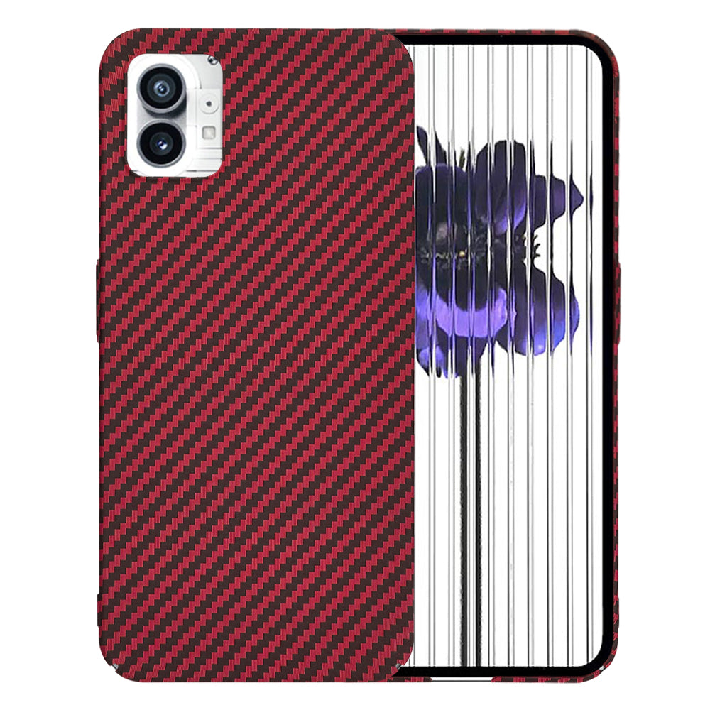 Capa para Nothing Phone (1), Techsuit, Carbonite FiberShell, Vermelha