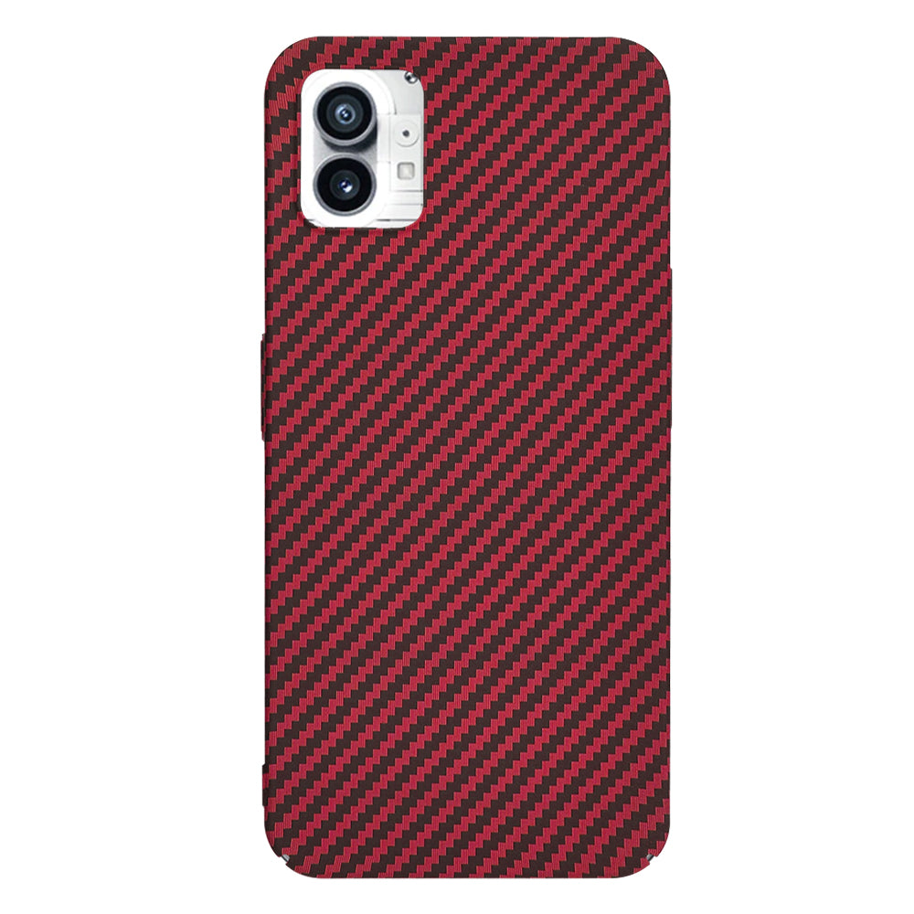 Capa para Nothing Phone (1), Techsuit, Carbonite FiberShell, Vermelha