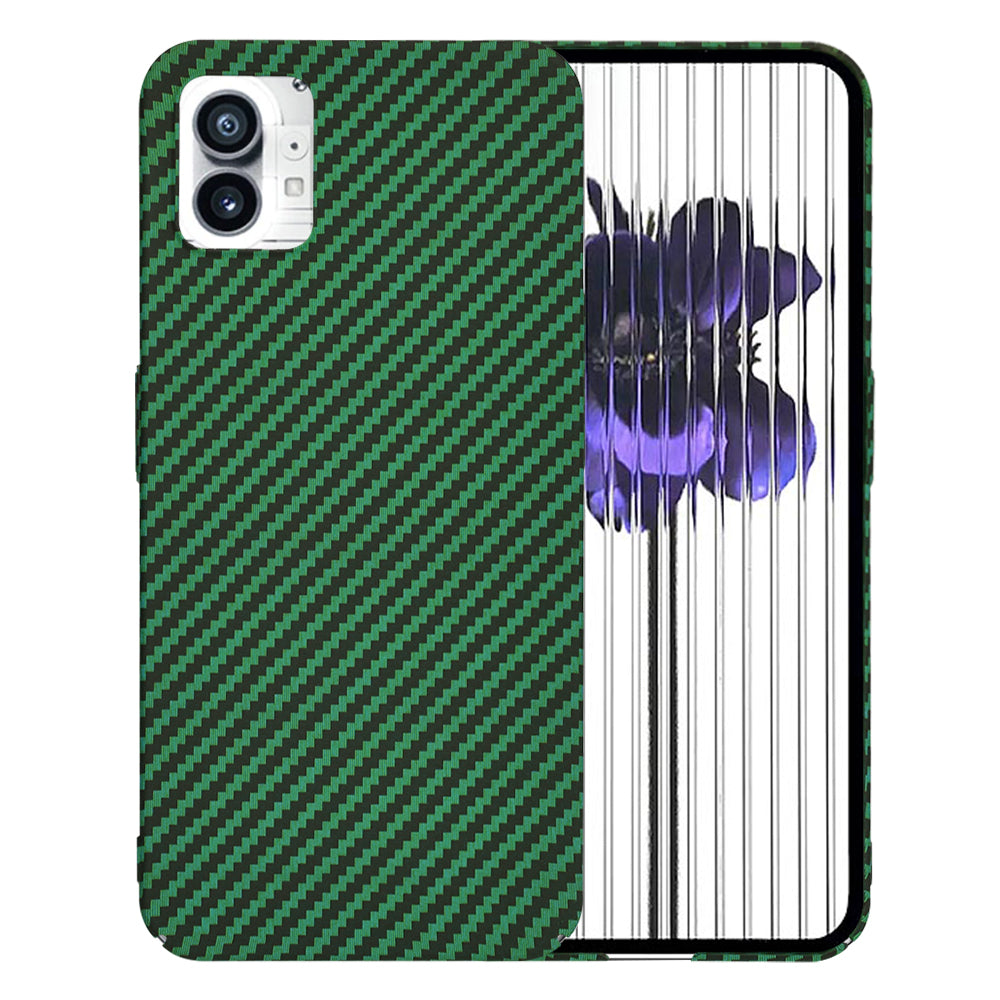 Capa para Nothing Phone (1), Techsuit, Carbonite FiberShell, Verde