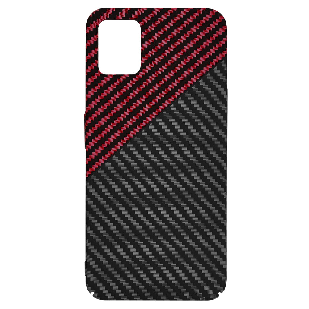 Capa para Nothing Phone (1), Techsuit, Carbonite FiberShell, Preto Vermelho