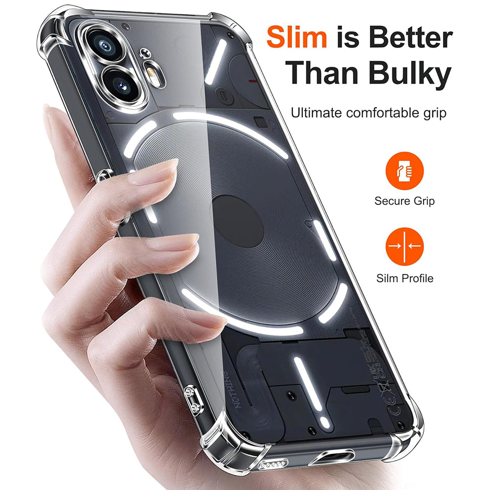 Capa para Nothing Phone (2), Techsuit, Shockproof Clear, Transparente