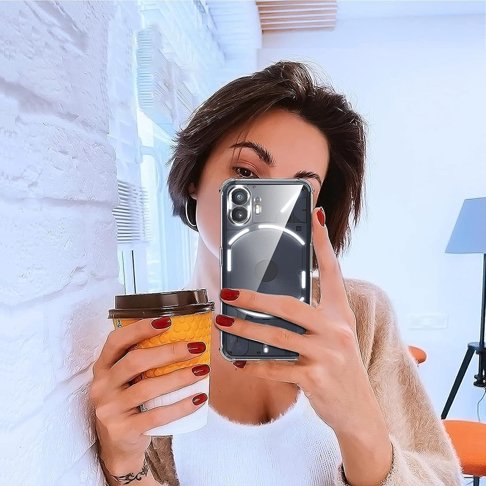 Capa para Nothing Phone (2), Techsuit, Shockproof Clear, Transparente