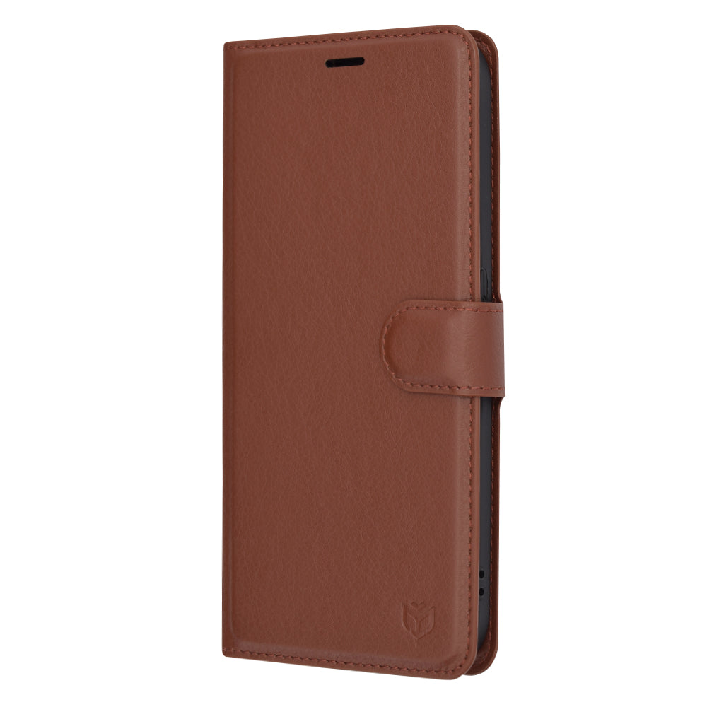 Capa para Nothing Phone (2a) Plus / Phone (2a), Techsuit, Leather Folio, Castanha