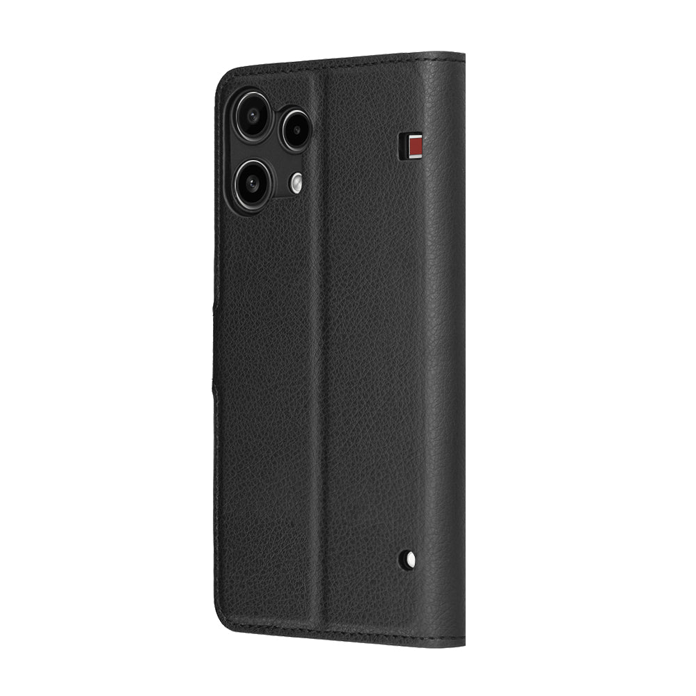 Capa para Nothing Phone (3a) Lite, Techsuit, Leather Folio, Preta