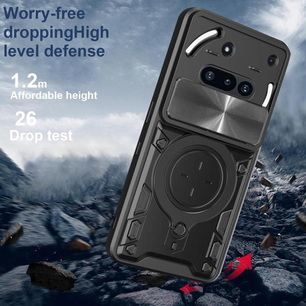 Capa para Nothing Phone (3a), Techsuit, CamGuard Pro, Roxo