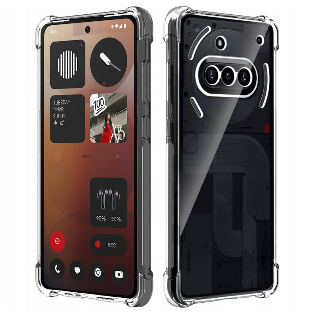 Capa para Nothing Phone (3a), Techsuit, Shockproof Clear, Transparente