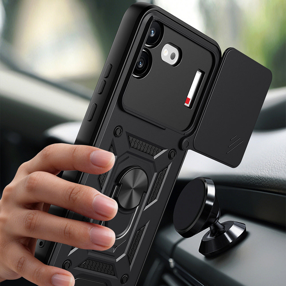 Capa para Nothing Phone (4b), Techsuit, CamShield, Preta