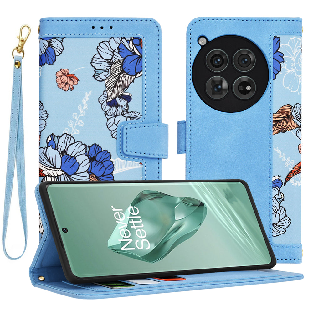 Capa para OnePlus 12, Techsuit, FlipCraft, Azul