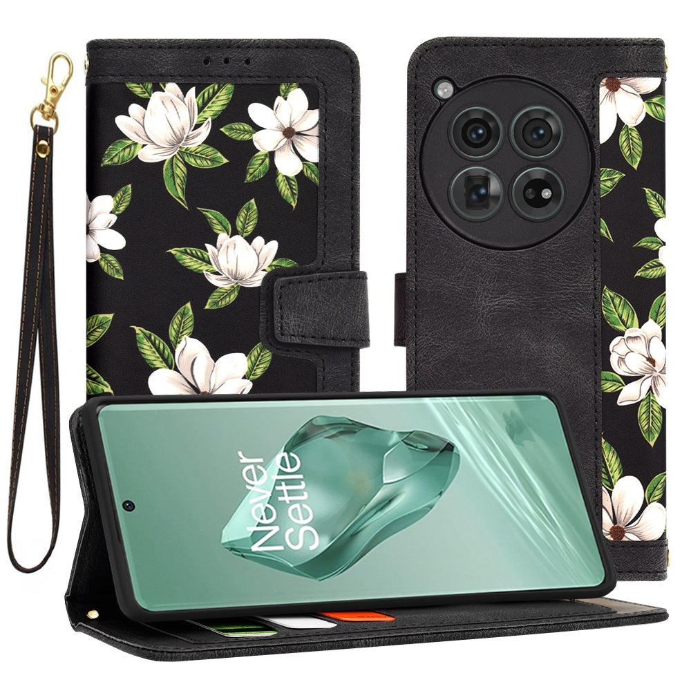 Capa para OnePlus 12, Techsuit, FlipCraft, Preta