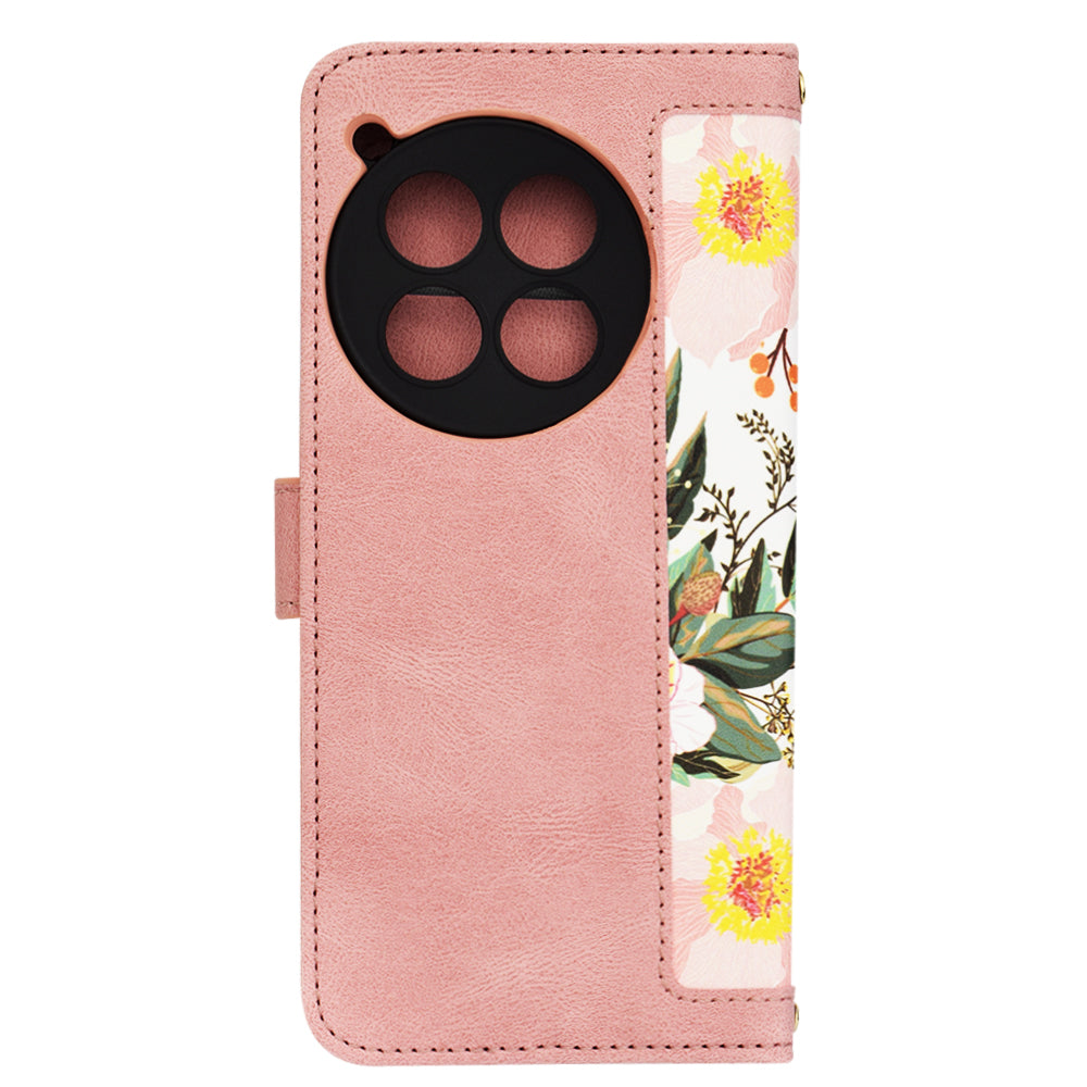 Capa para OnePlus 12, Techsuit, FlipCraft, Rosa