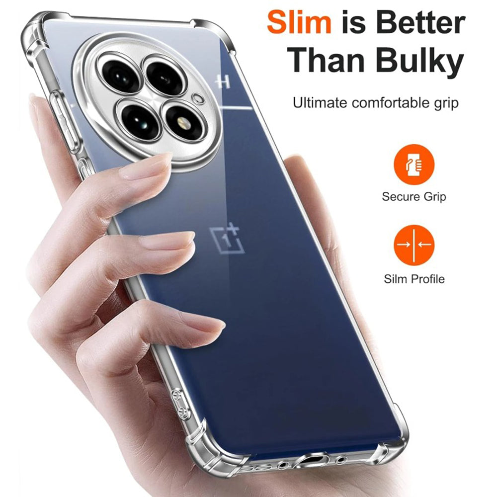 Capa para OnePlus 13R, Techsuit, Shockproof Clear, Transparente