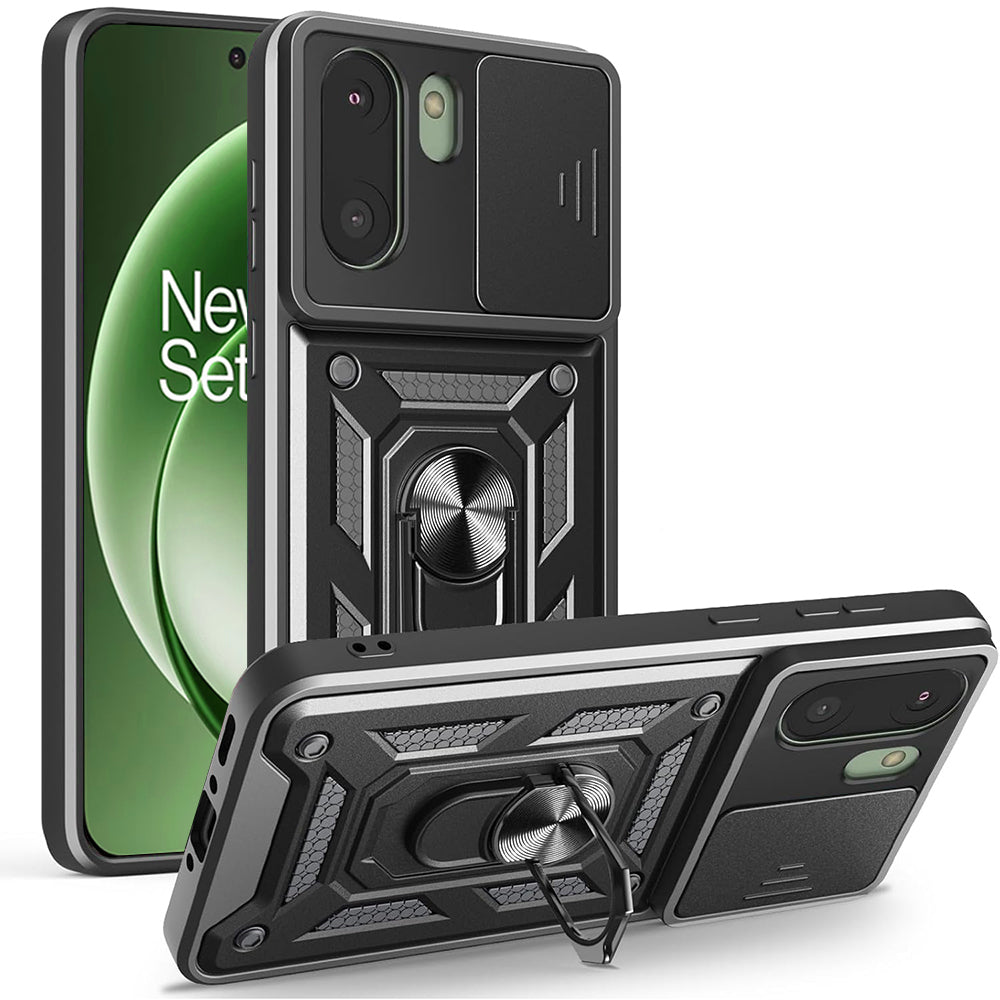 Capa para OnePlus 15R, Techsuit, CamShield, Preta