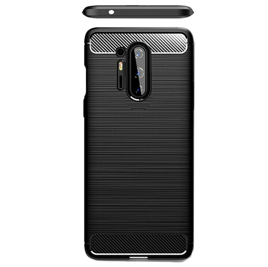 Capa para OnePlus 8 Pro, Techsuit, Carbono, Preta