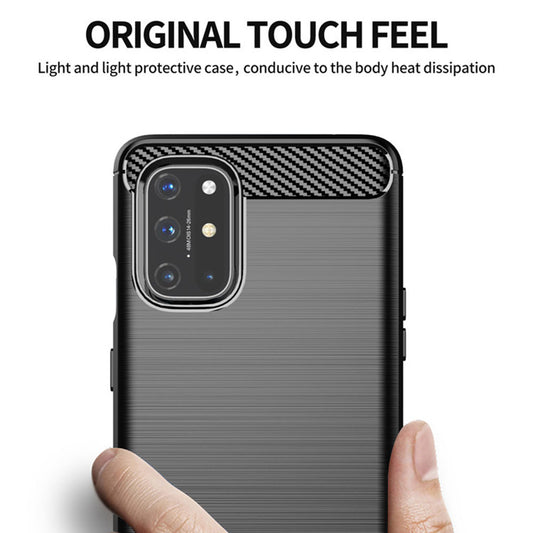 Capa para OnePlus 9, Techsuit, Carbono, Preta
